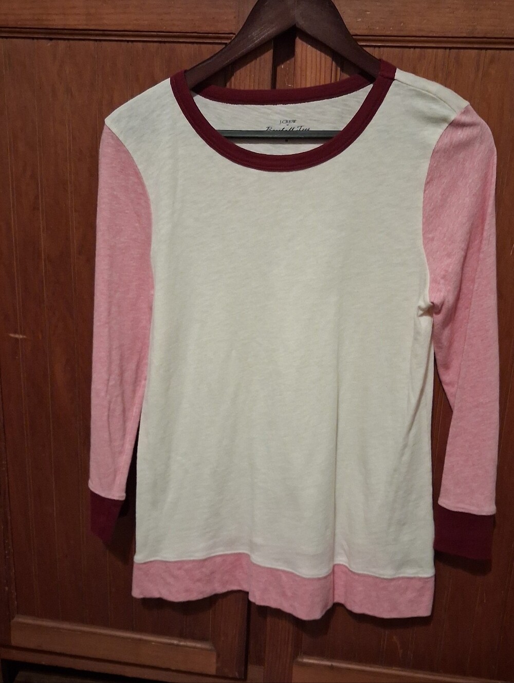 J Crew Factory Baseball Tee